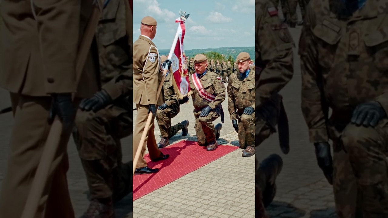 Wspaniała chwila - przemyscy terytorialsi otrzymali sztandar | Przysięga nowych żołnierzy