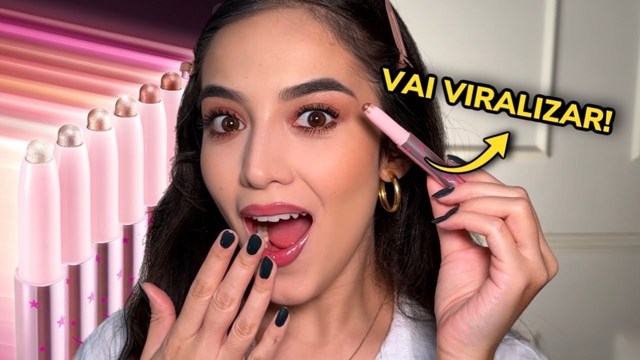 NOVA SOMBRA EM STICK *MUITO* BRILHANTE DA TOO FACED!!! - Resenha completa