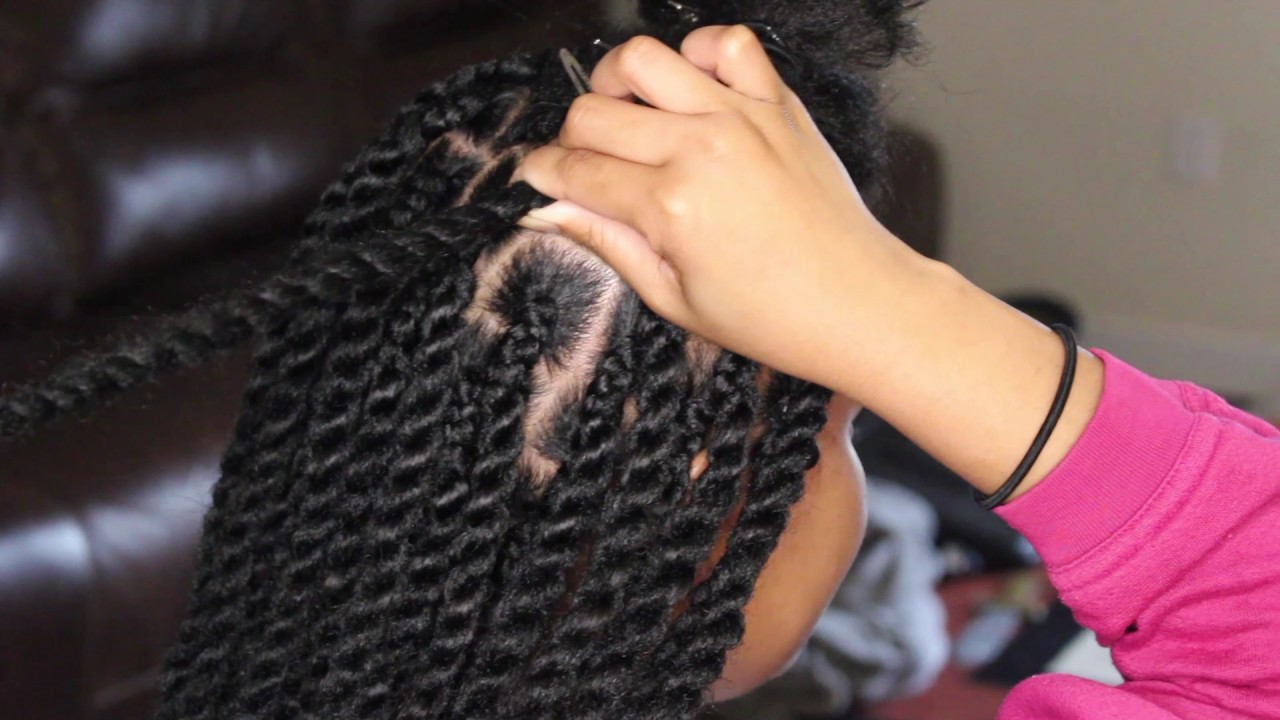 Her First Braid/ Twist EVER (Marley twist)
