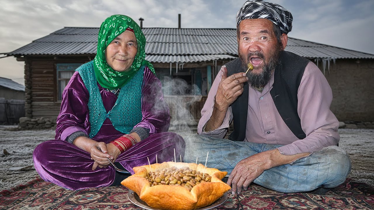 Winter Village Life in Afghanistan | Traditional Broad Beans, Cold Days & Simple Living