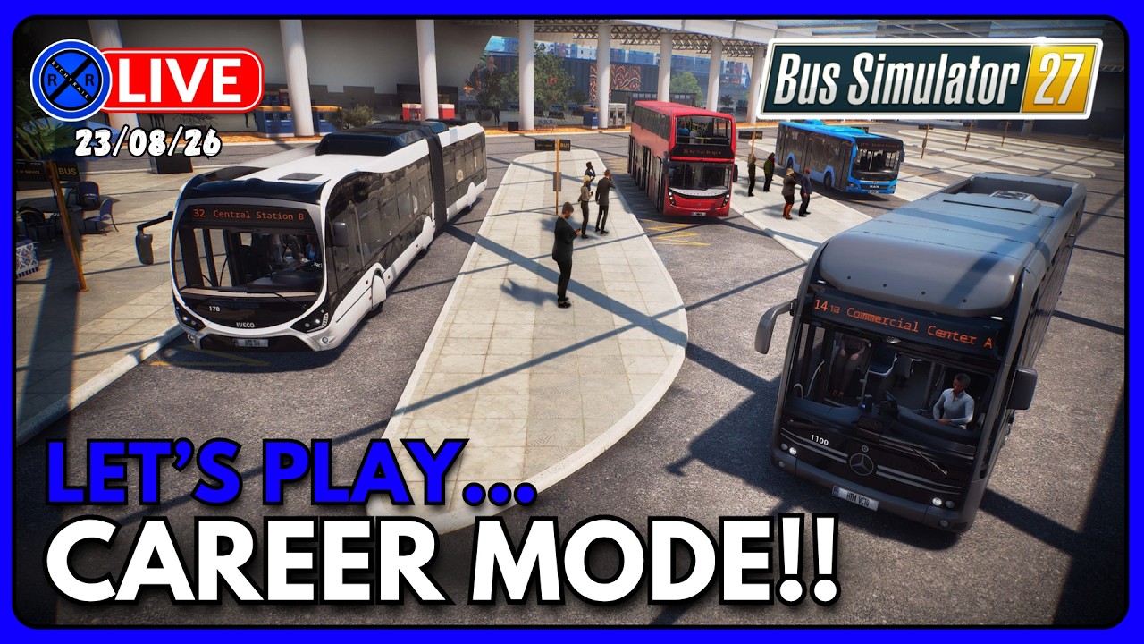 LIVE 🔴| Let's Play Career Mode | Bus Simulator 27 (Pre-Release)