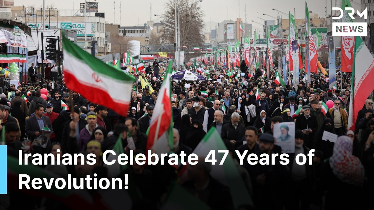 WATCH: Thousand Iranians Mark 47th Anniversary of the Islamic Revolution | Tehran Marches | AQ1Z