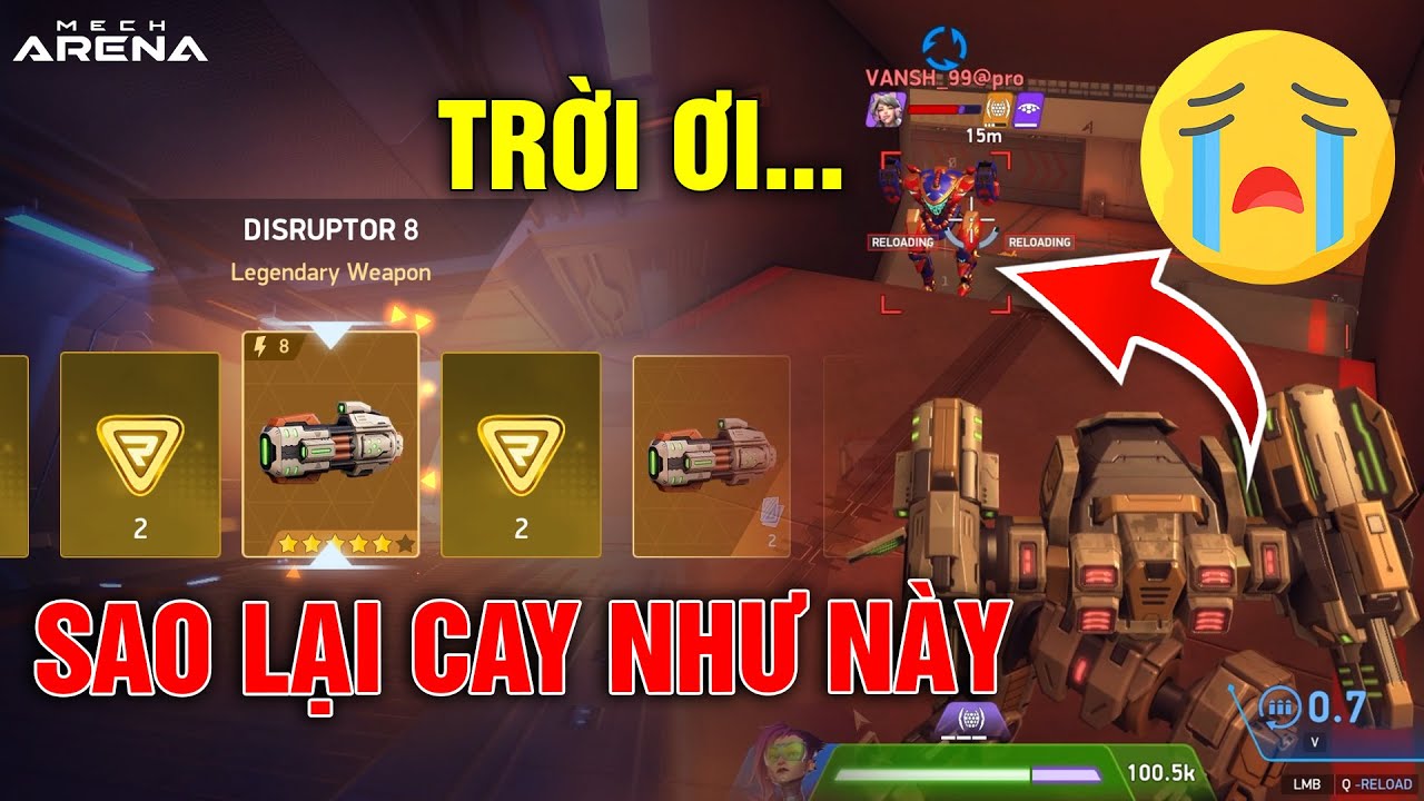 Mech Arena: Lấy Nhiễu 8 - Mọi thứ đều đẹp cho đến khi...😡😡