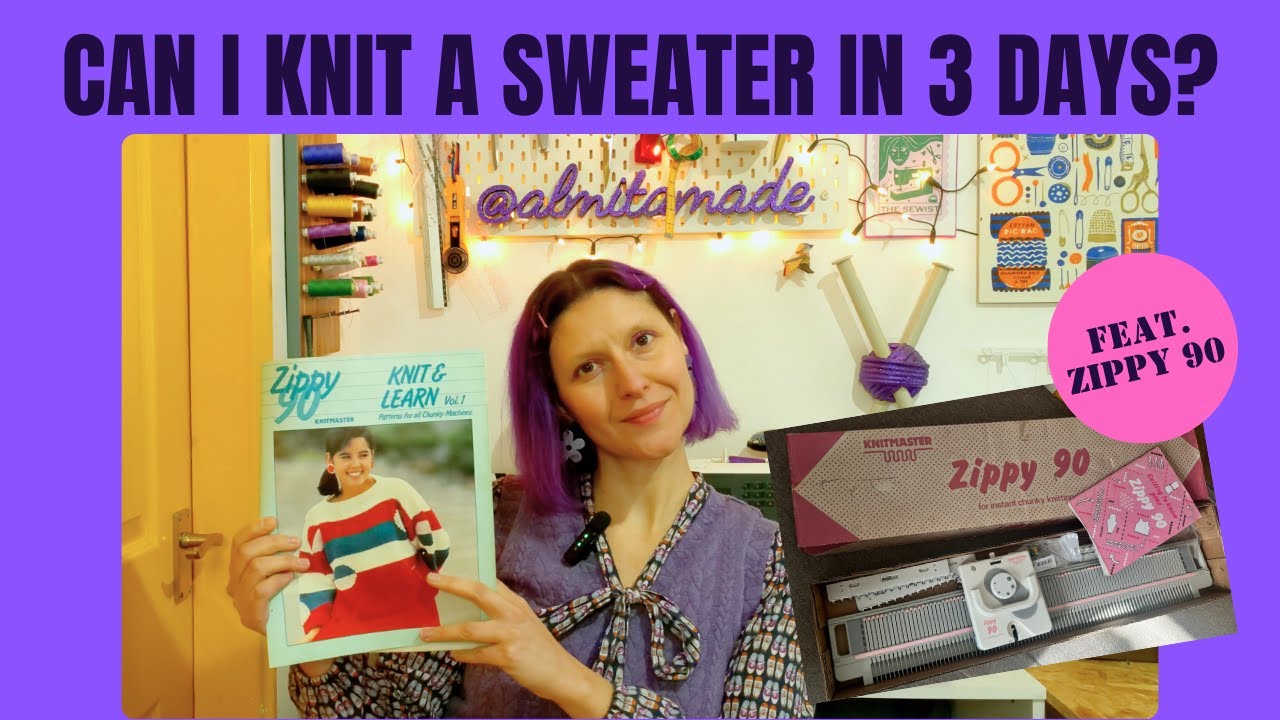 Can I Machine Knit a Sweater in 3 Days?