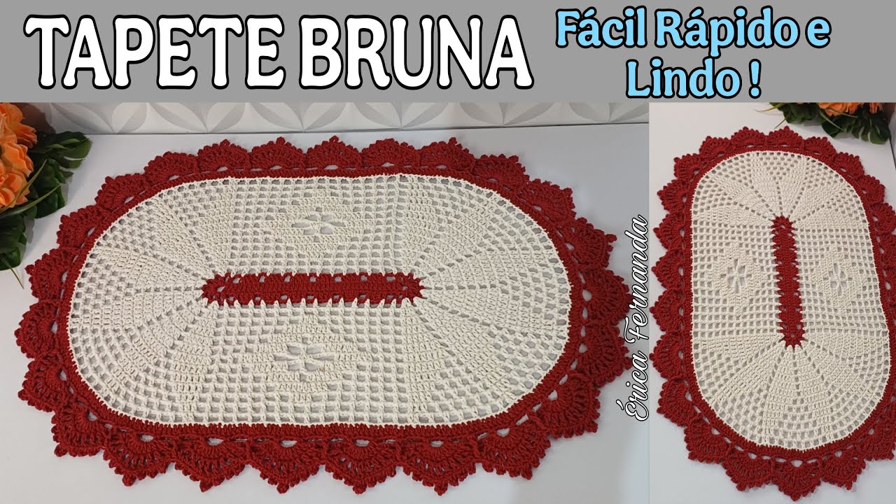 💥TAPETE BRUNA Fácil Rápido e Lindo #passoapasso
