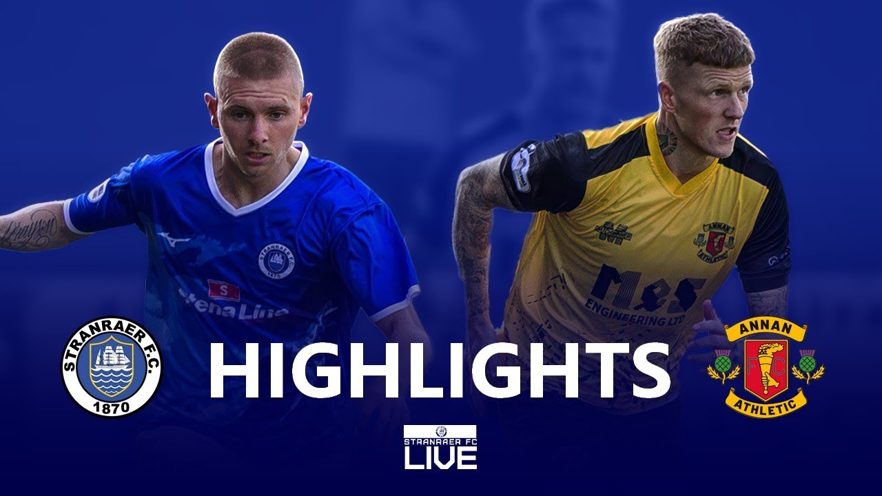 Highlights | Stranraer 1-5 Annan Athletic, 7 September 2024