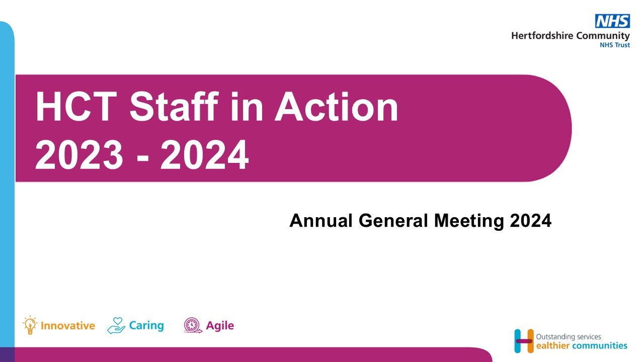 HCT staff in action: AGM 2023-2024