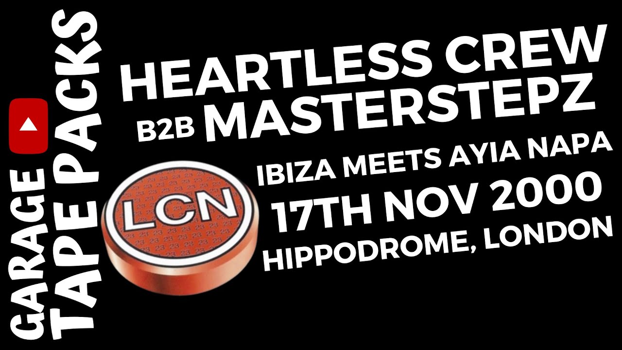 Heartless Crew b2b Masterstepz | La Cosa Nostra | Ibiza Meets Ayia Napa | 17th November 2000