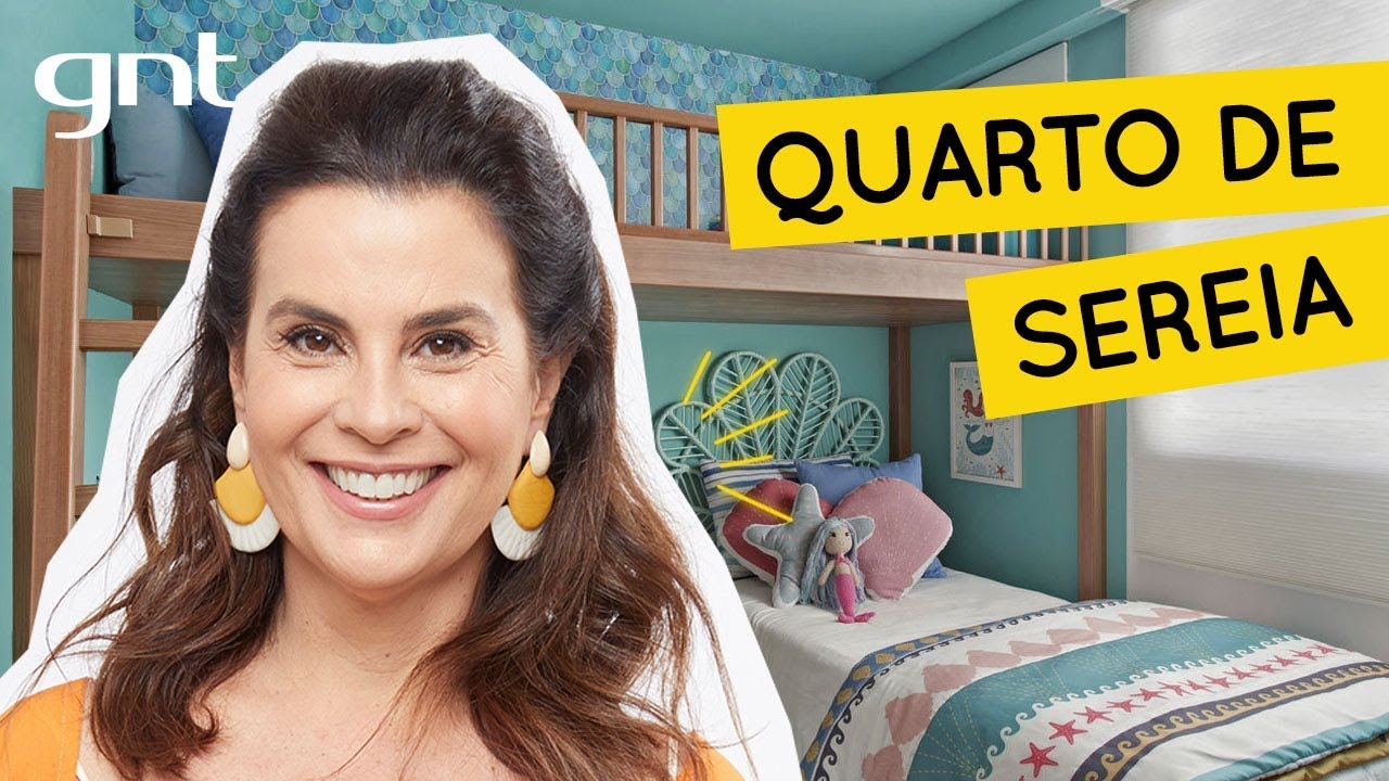 Inspiração de quarto de criança com tema de sereia | Decoração Infantil | Leila Bittencourt
