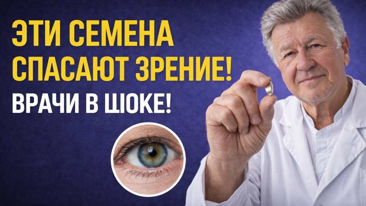 Ешьте эти семена каждый день — зрение после 60 перестанет падать!