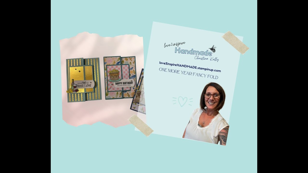 Create a Fancy Fold Card with a fun Birthday twist 