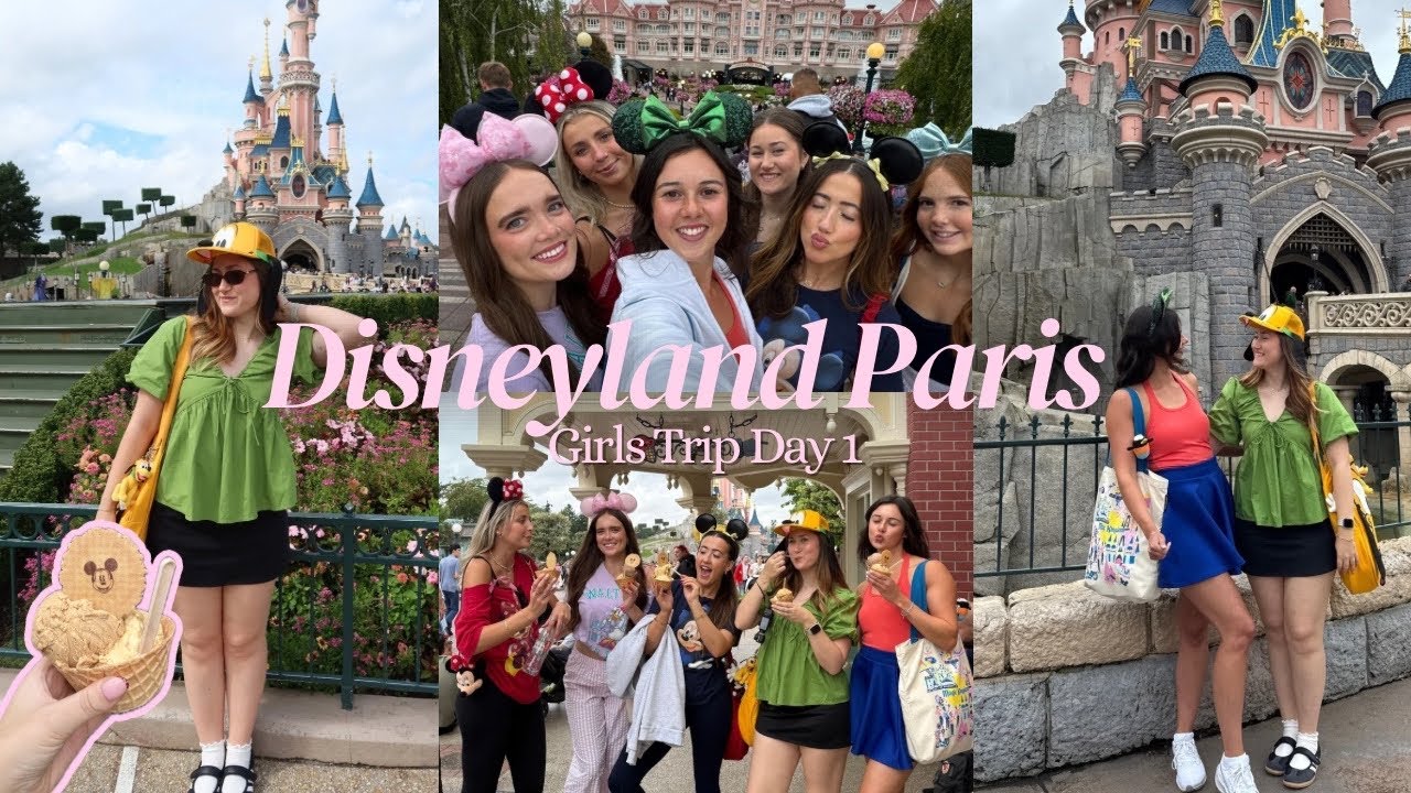 Disneyland Paris Day 1!🇫🇷🐭✨ | Checking in to Santa Fe,  Disneyland Parc & Sensational 6 outfits!!