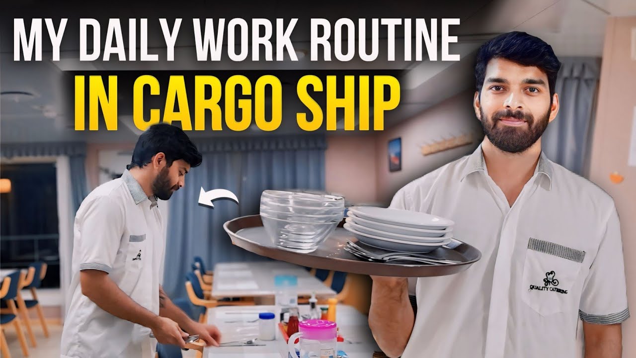 || My Full Day Work Routine in Cargo Ship💁⛴️🌊⚓ ||