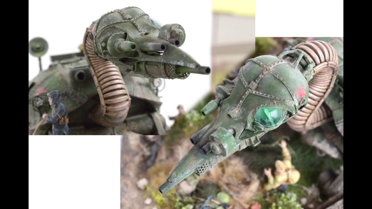 Diorama 1/35: TURAW - imaginative russian tracked vehicle, scratchbuild LOKI
