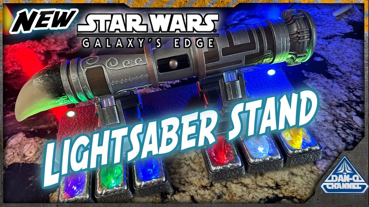 New Lightsaber Stand and Kyber Crystal Holders at Galaxy's Edge!