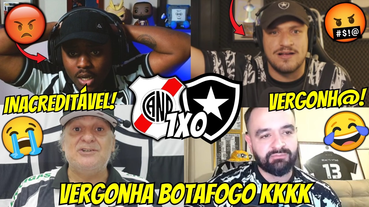 🤬REAÇÕES DOS BOTAFOGUENSES REVOLTADOS | REACT NACIONAL POTOSÍ 1x0 BOTAFOGO LIBERTADORES VAMOS RIR KK