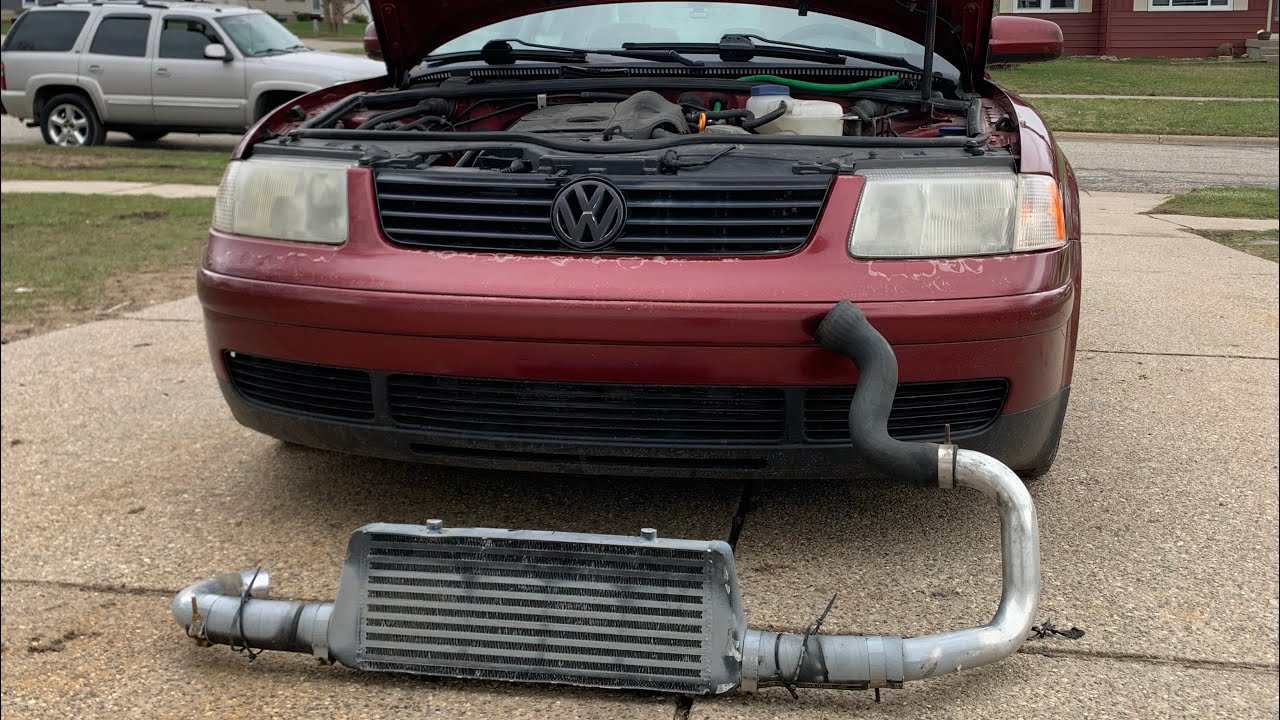 COMPLETE Front Mount Intercooler For $75!!!  BUDGET 1.8T B5 PASSAT Is Almost Ready To BOOST!