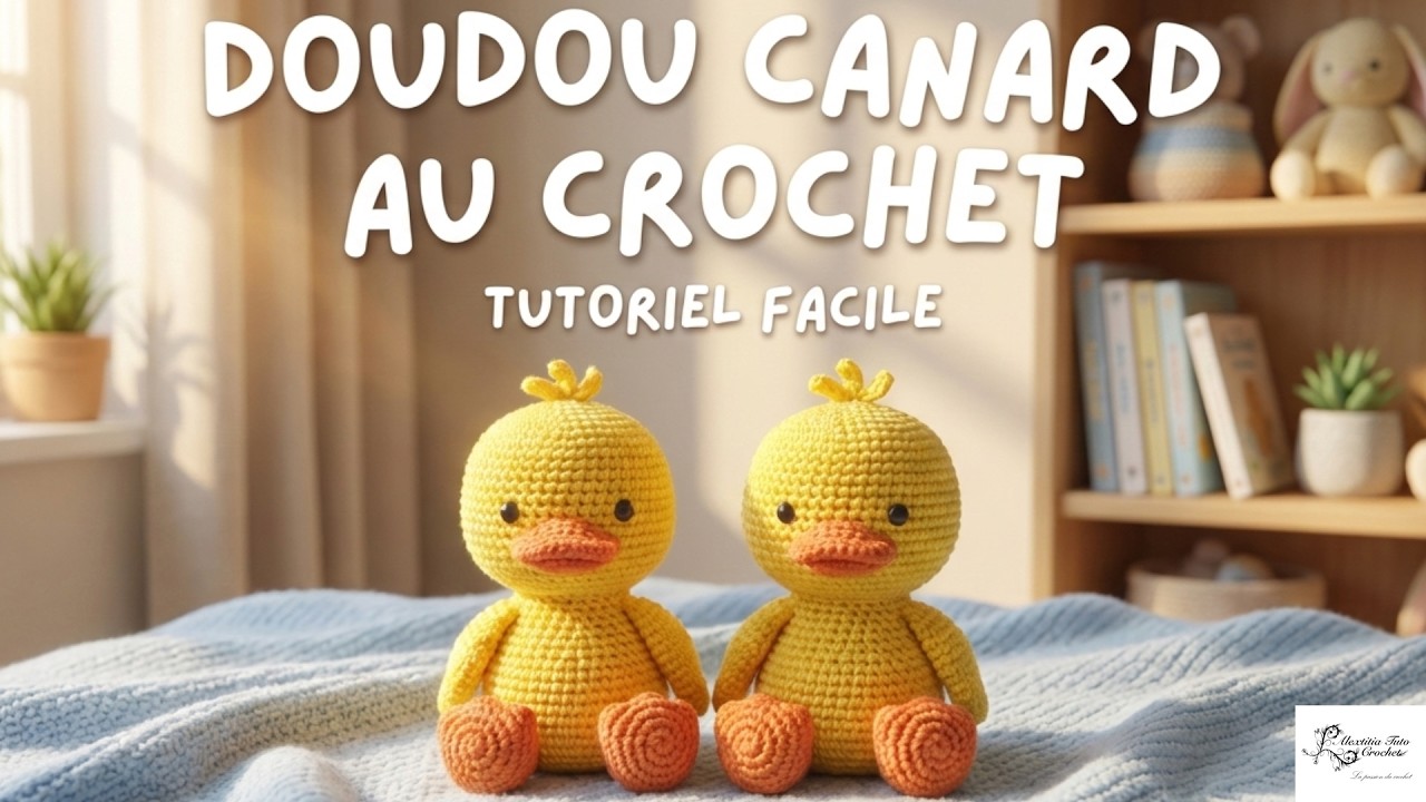 Tuto amigurumi doudou canard au crochet