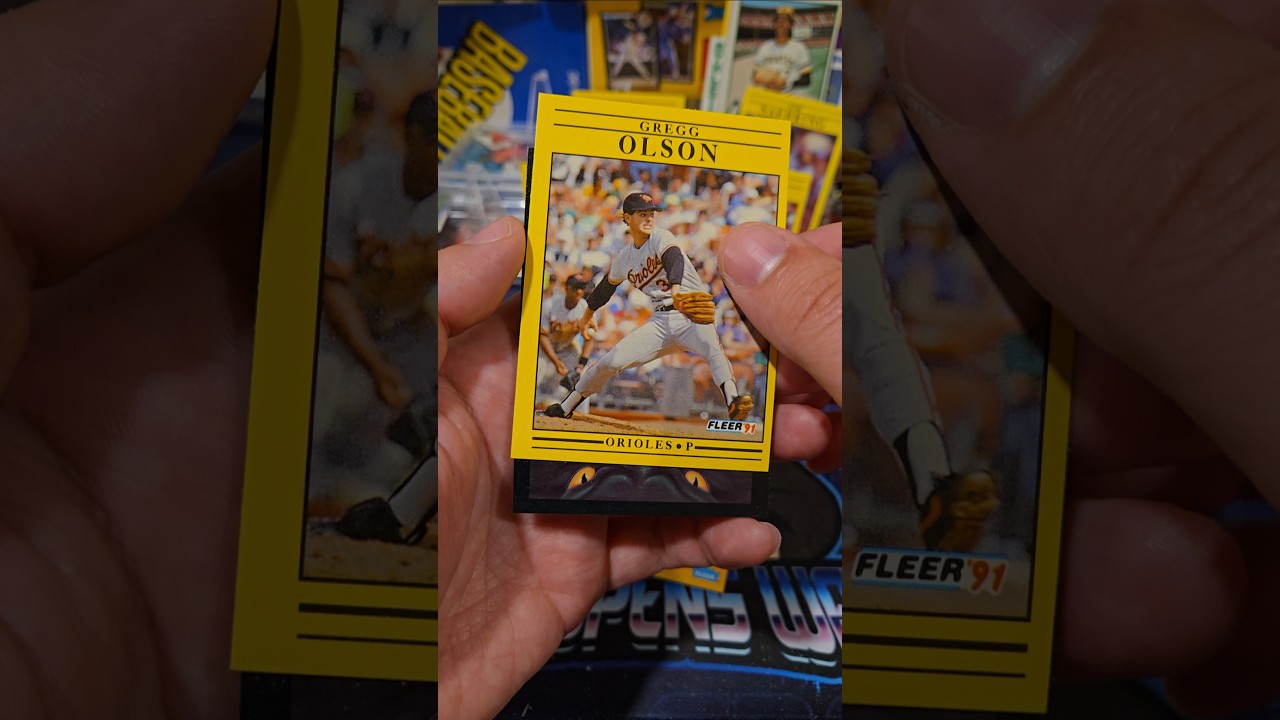 Karty baseballowe Fleer z 1991 roku: Epic PRO V Hit!!! #kartybaseballowe #baseballszn #pamiątkiba...