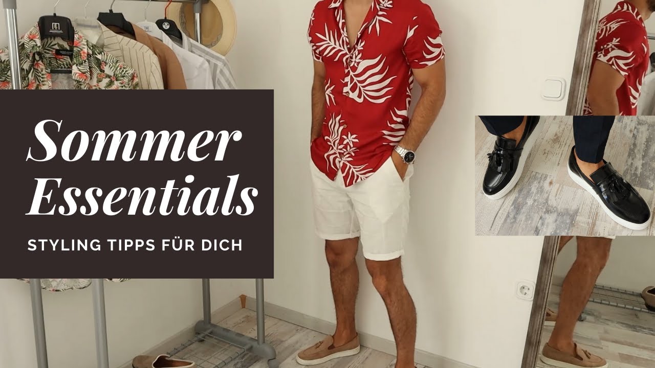 8 Sommer Essentials f&uuml;r M&auml;nner! | Styling-Tipps