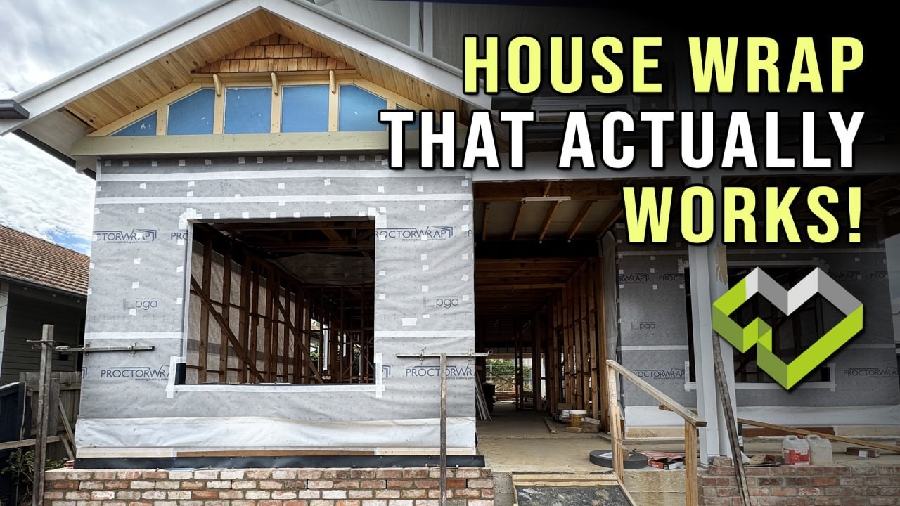 How to Wrap a building for Airtightness - The Best Way to Wrap your home!