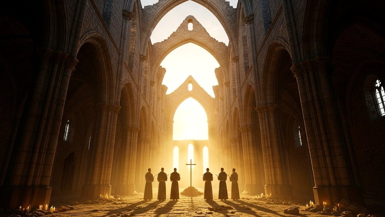 Chorał Gregoriański na Ochronę w Nocy ✝️ „Salve Regina” — Modlitwa Maryjna na Sen