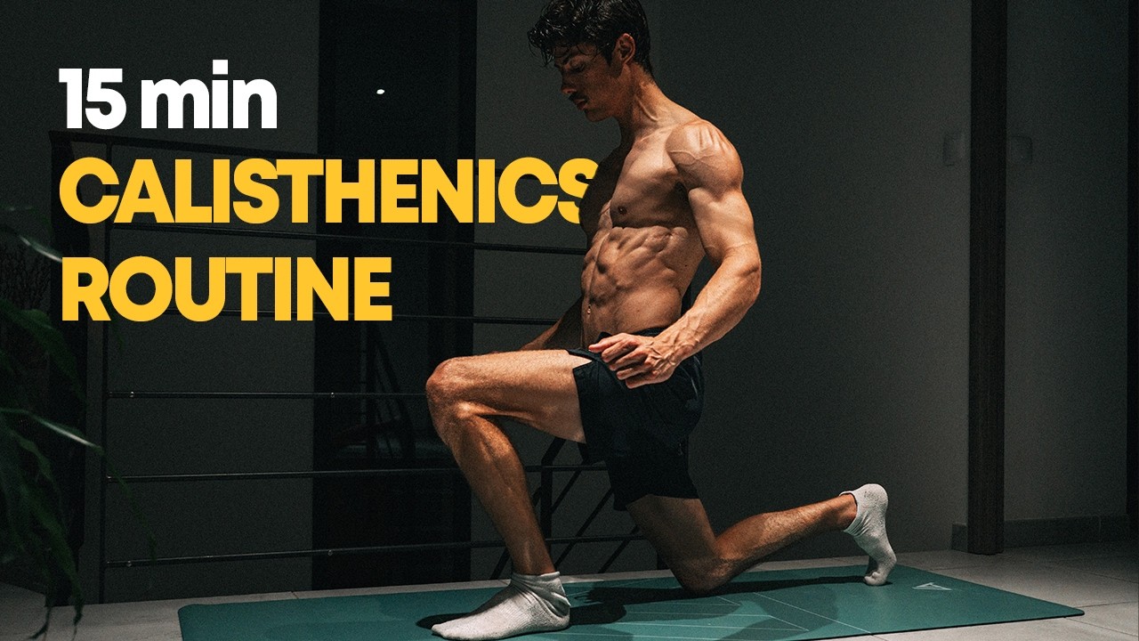 15 min CALISTHENICS workout at home for BEGINNERS | Full body