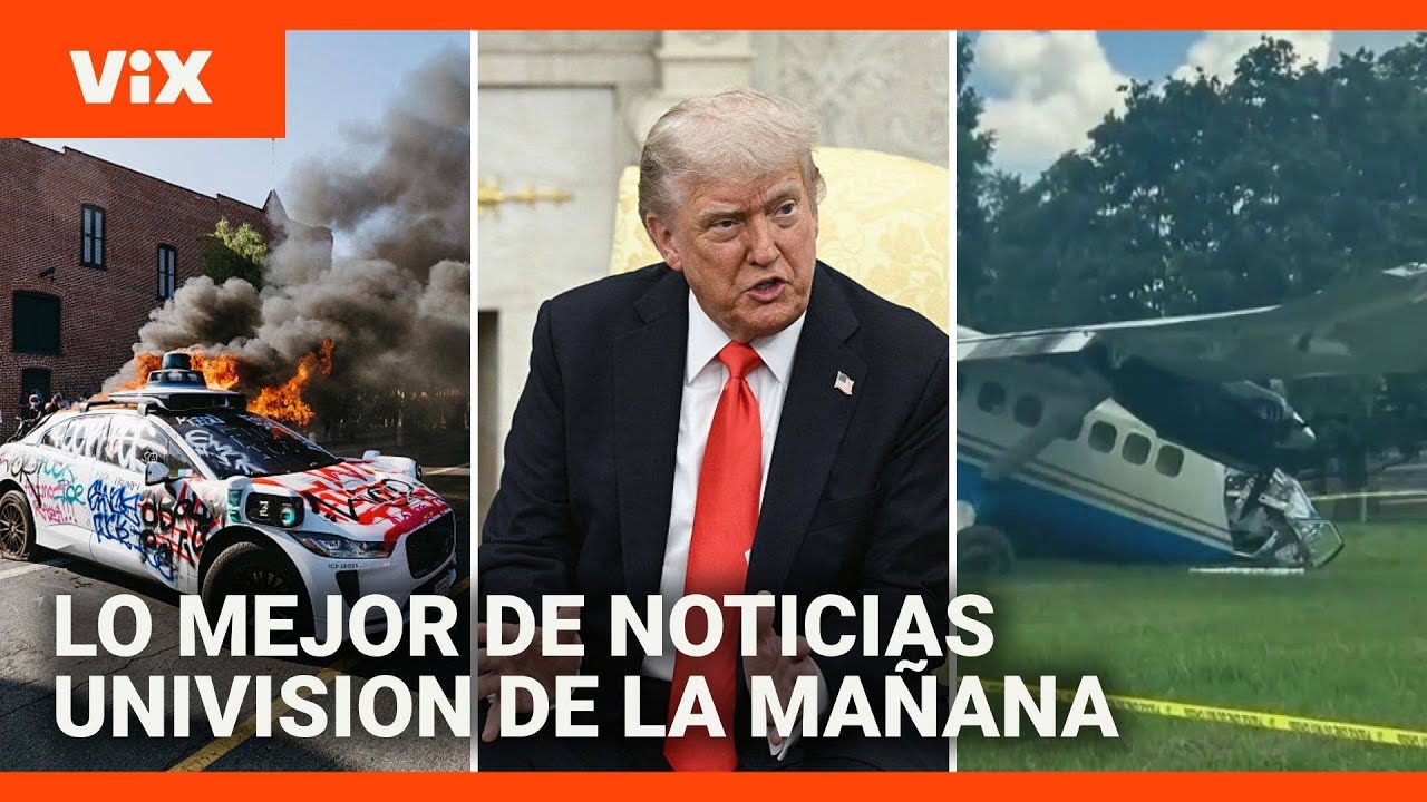 Lo mejor de Noticias Univision de la mañana | lunes 9 de junio de 2025