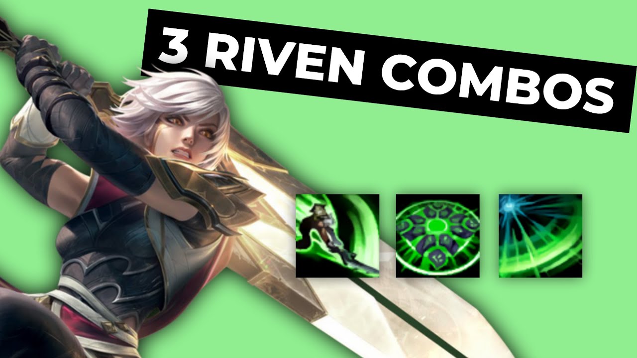 3 КОМБИНАЦИИ ОДНОГО УДАРА RIVEN (Механика Riven)