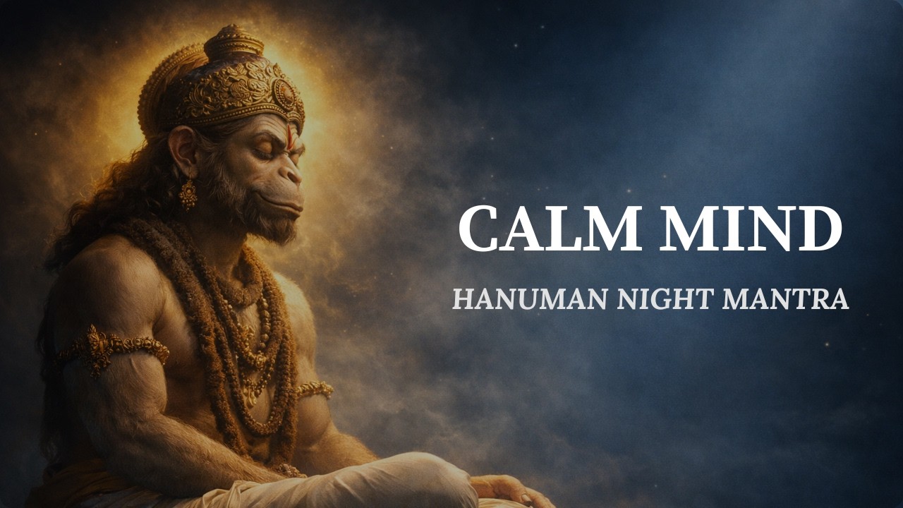 Hanuman Mantra for Anxiety Relief & Inner Strength | Calm Mind Chant