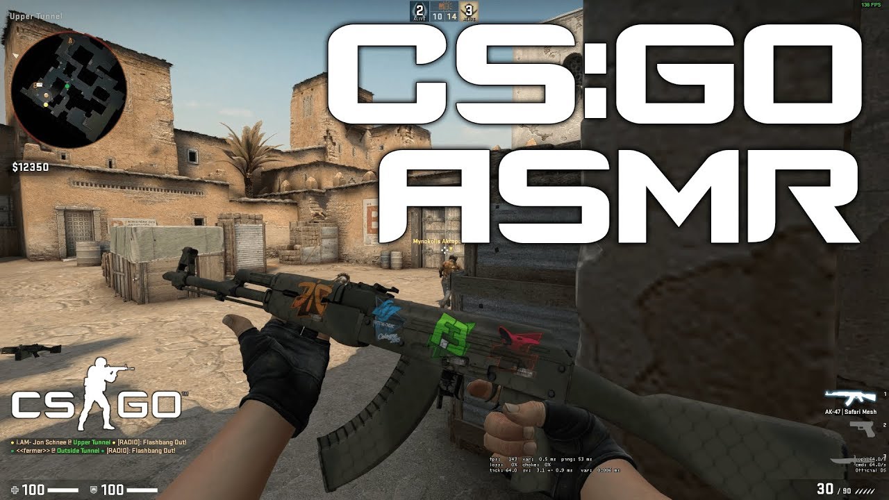 ASMR Gaming - CSGO and gum chewing - [Episode 4]