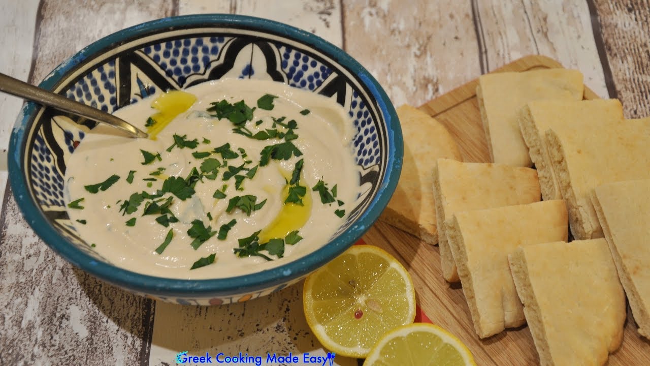 UPDATED RECIPE: How to make Creamy Tahini Sauce - Ταχινοσαλάτα - Η Ταχίνι