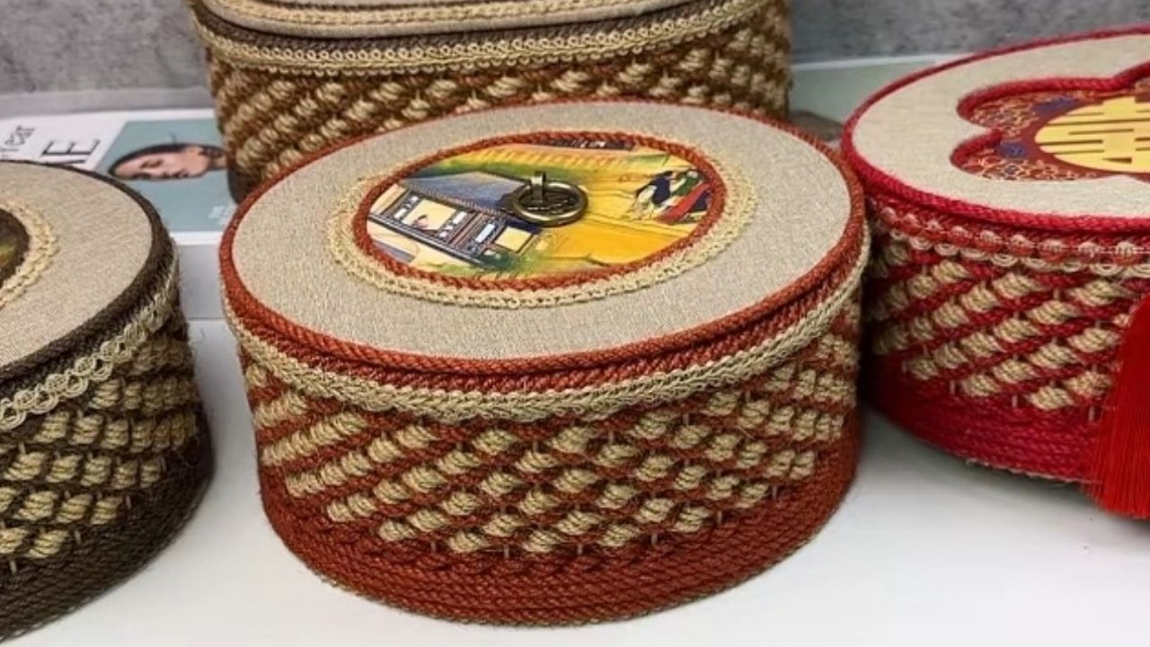 How to craft hemp rope basket #diy #diybasket #handmade