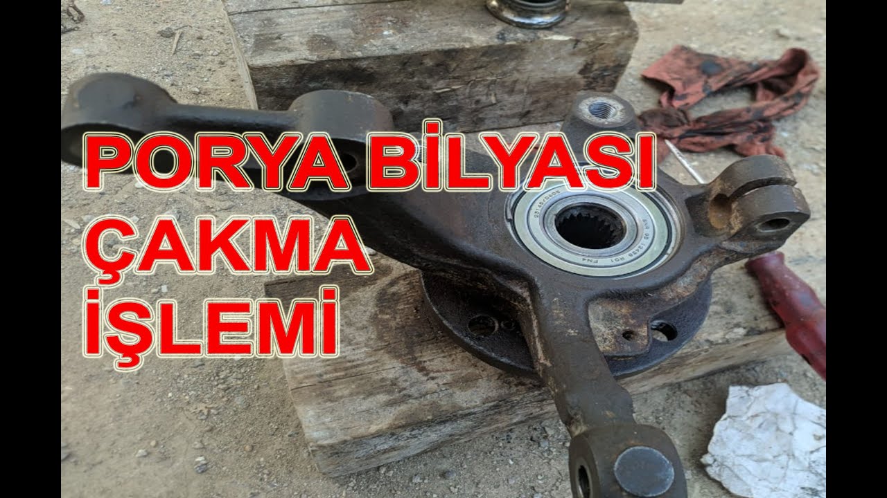 Teker Porya Rulmanı Çakma İşlemi