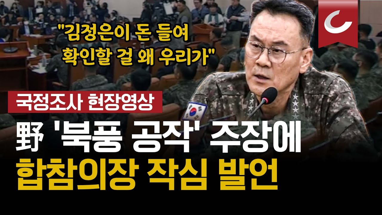 [국정조사 현장영상] 합참의장 