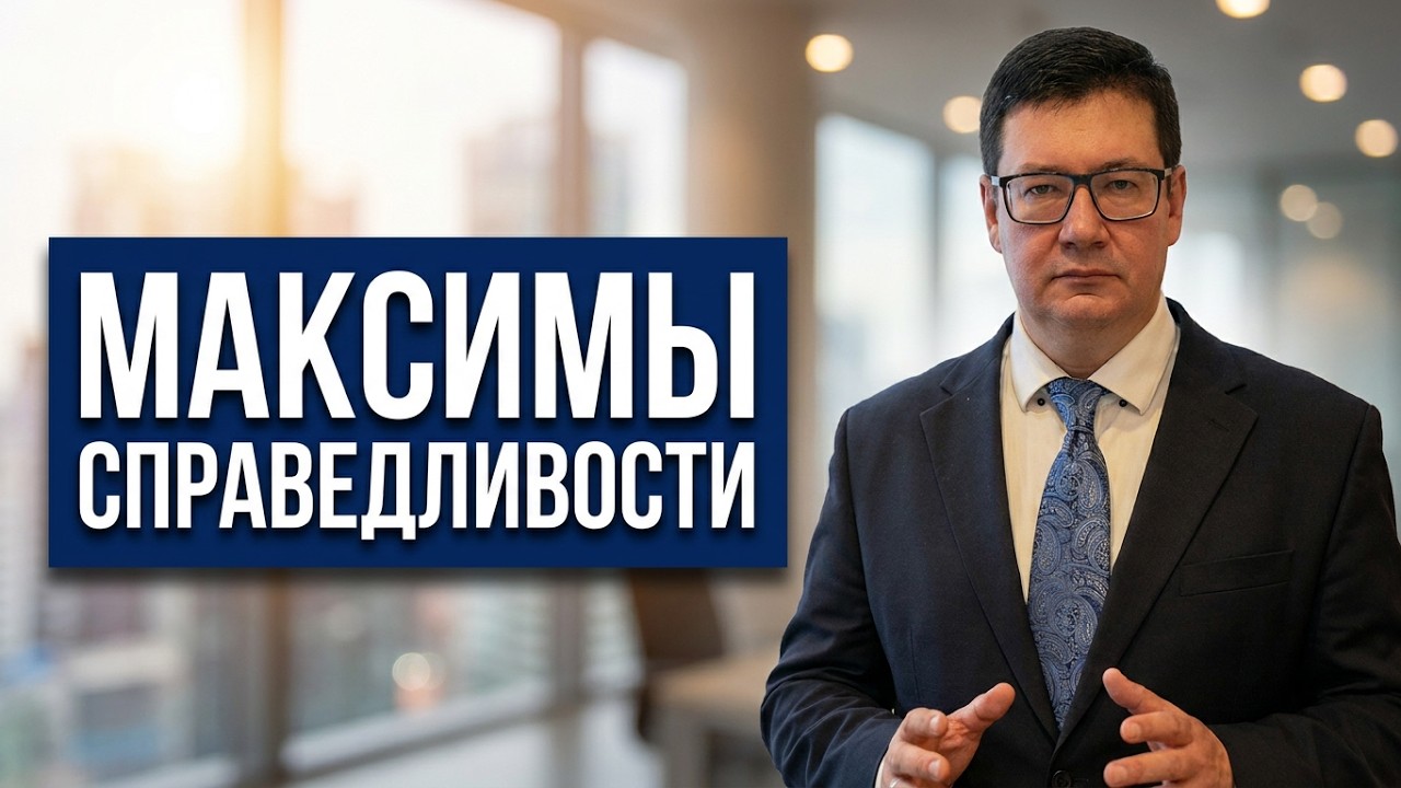 Максимы права справедливости