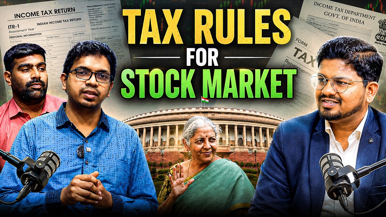 Stock Market Tax Rules Explained | Every Trader Must Know (2026) #podcast #tax