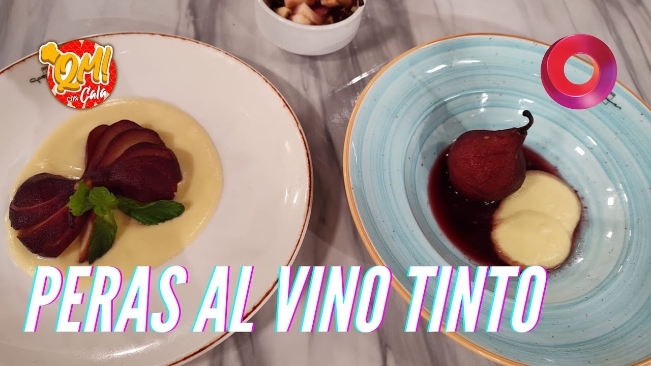 #QuéMañana: Peras al vino tinto en simples pasos
