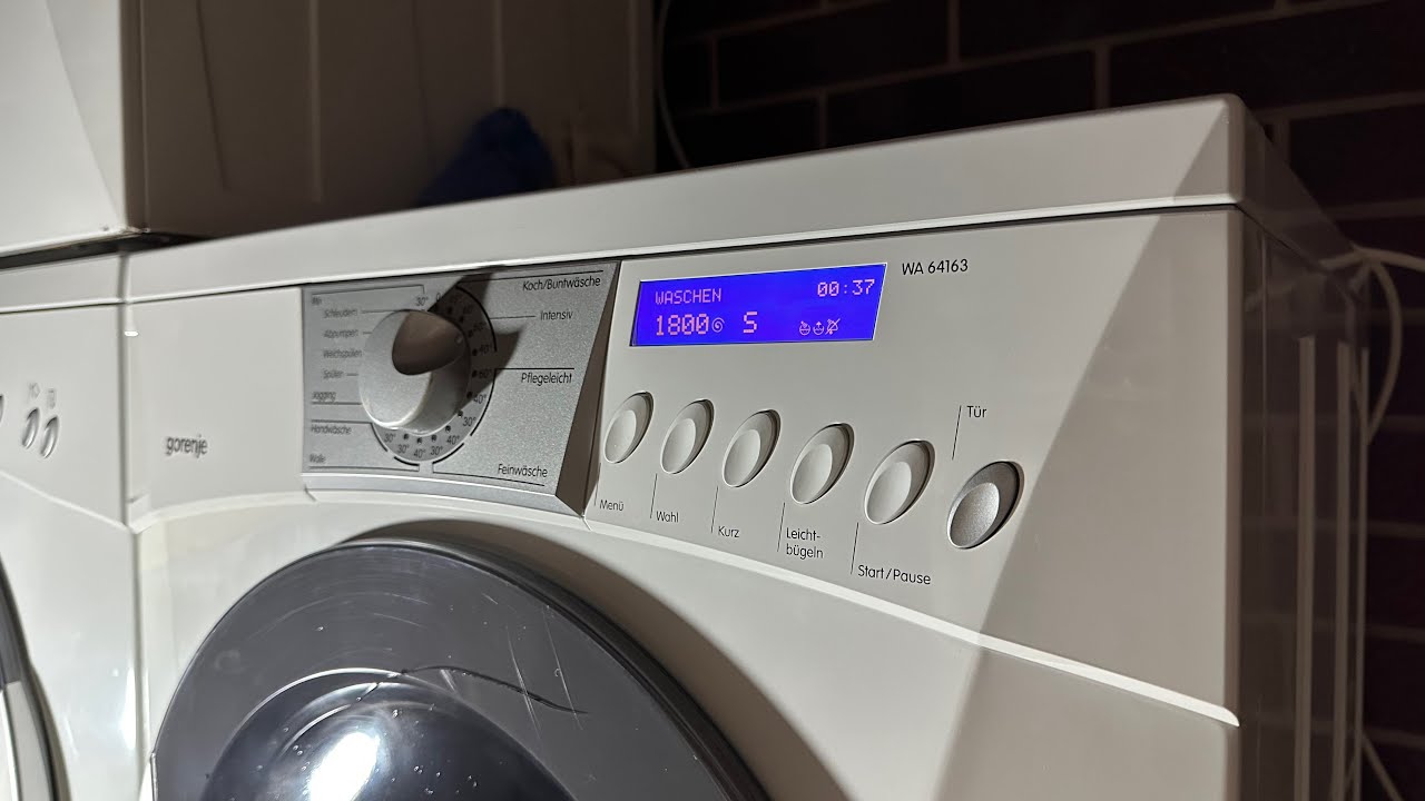 Gorenje UseLogic WA64163 (WA64183) - Cottons 60 Intensive With Water Plus (1x) And Rinse Sensor