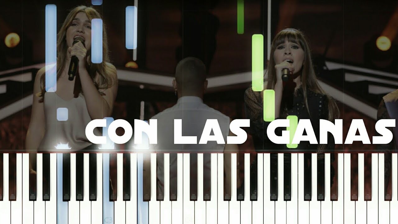 Amaia y Aitana - Con las ganas | Piano Tutorial