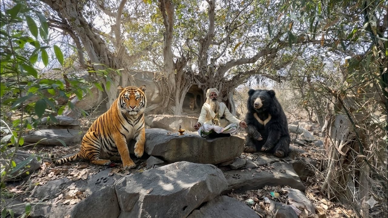 ऋषियन आश्रम चित्रकूट के बीहड़ घने जंगल में है गुफा के अंदर भोले नाथ की स्थापना 