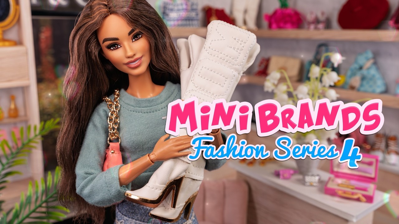 Mini Brands Fashion Series 4 : Are They A Good Size for Barbie? Purses, Shoes & Accessories