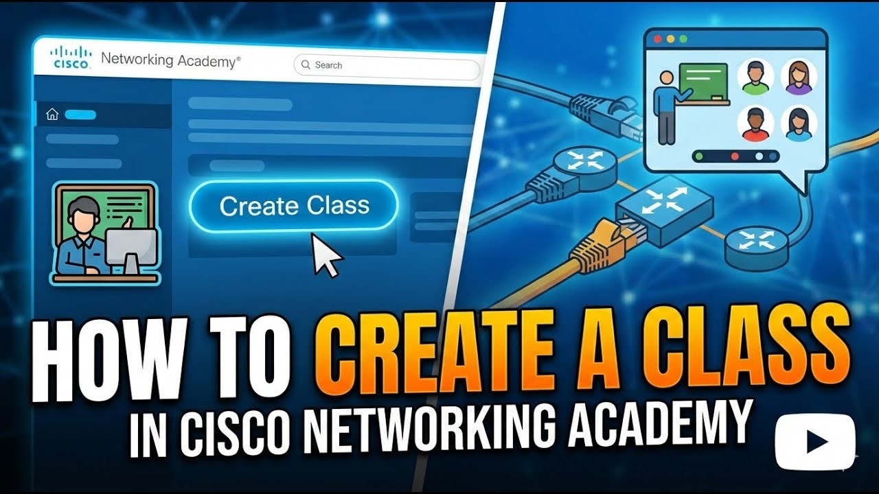 How to Create a Class on Cisco NetAcad  Instructor Guide