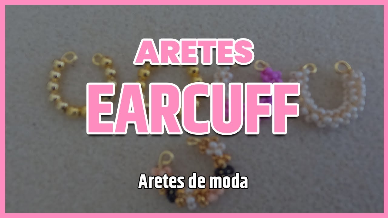 ¿Como hacer aretes tipo earcuff (dos modelos)?- Complemento del juego de bisutería| By Sandra Mora