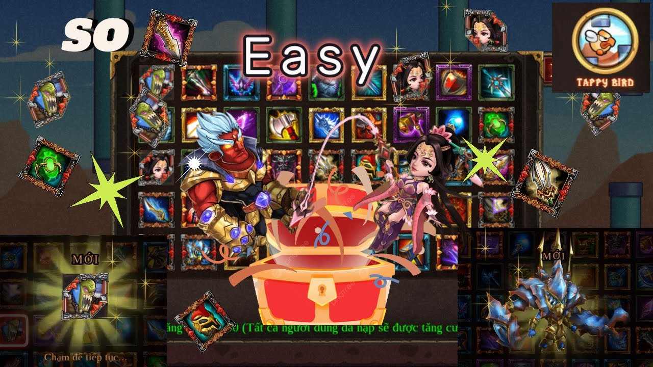 [Epic heroes war] free mảnh, hero tappy bird là dễ! những mẹo giúp tăng tỉ lệ quảng cáo.|| HIEU EPIC