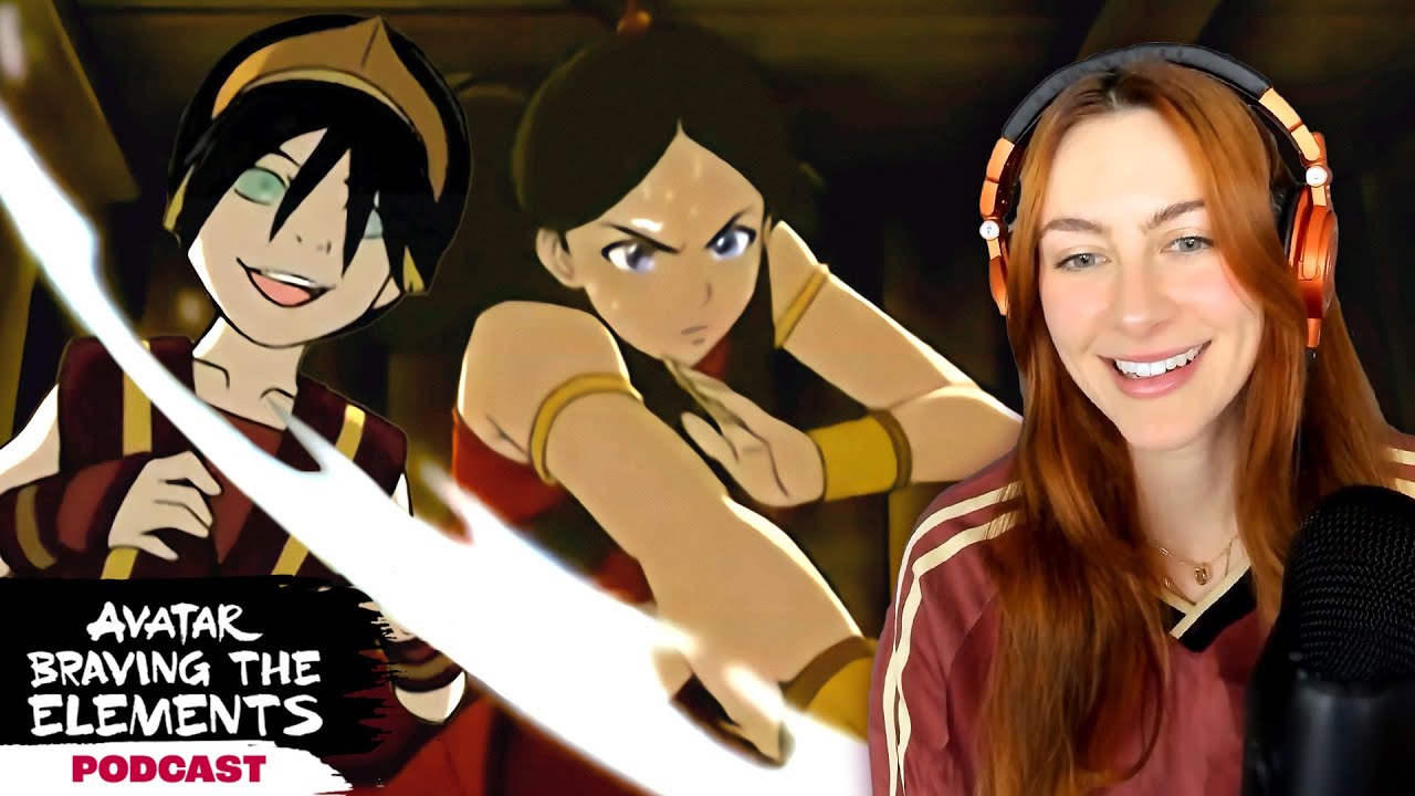 Toph’s Actor Reacts to Katara’s Sweatbending GENIUS! 💦 | Braving The Elements Podcast | Avatar