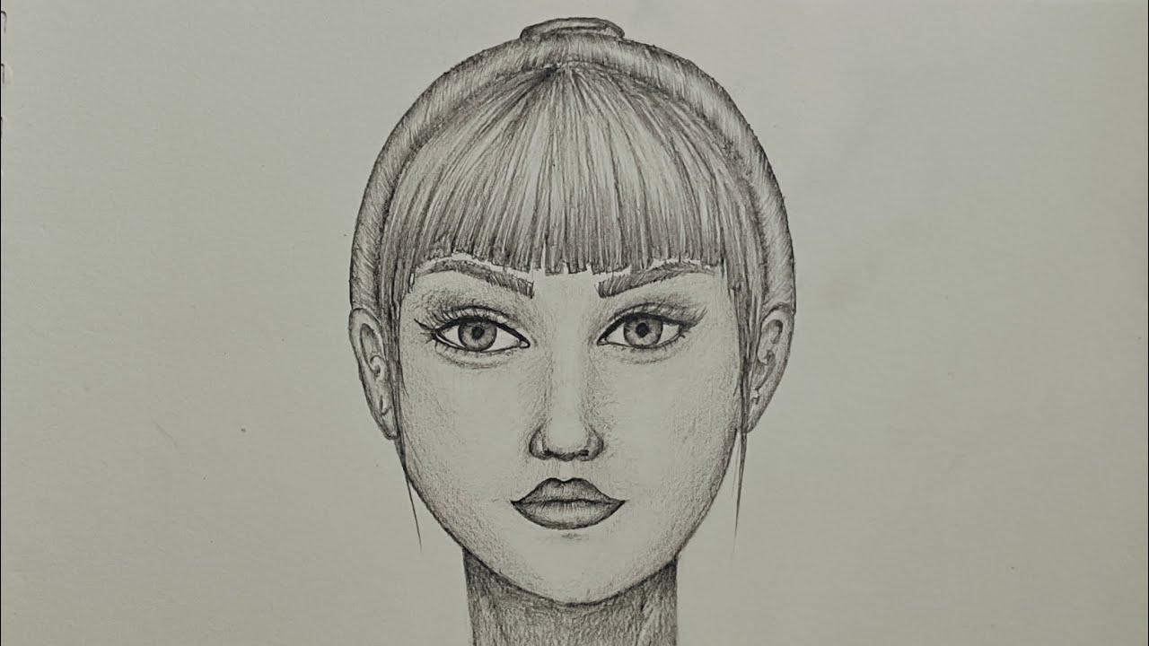 Drawing a girl's face Part 2 || #drawingtutorial #howtodraw #ytart #art #sketch #pencildrawing  