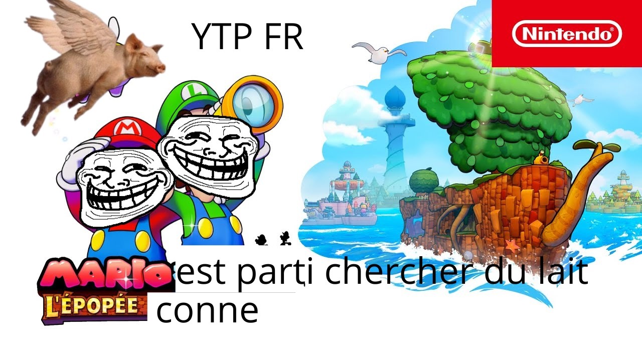 YTP FR - Mario est parti chercher du lait
