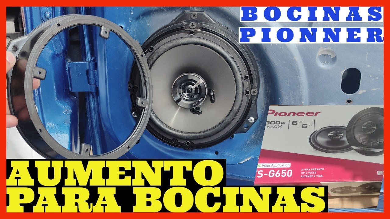Aumento Para bocinas 6½ 6x5|Bocinas Para Puerta de Carro TS-G650 Chevy Corsa Opel
