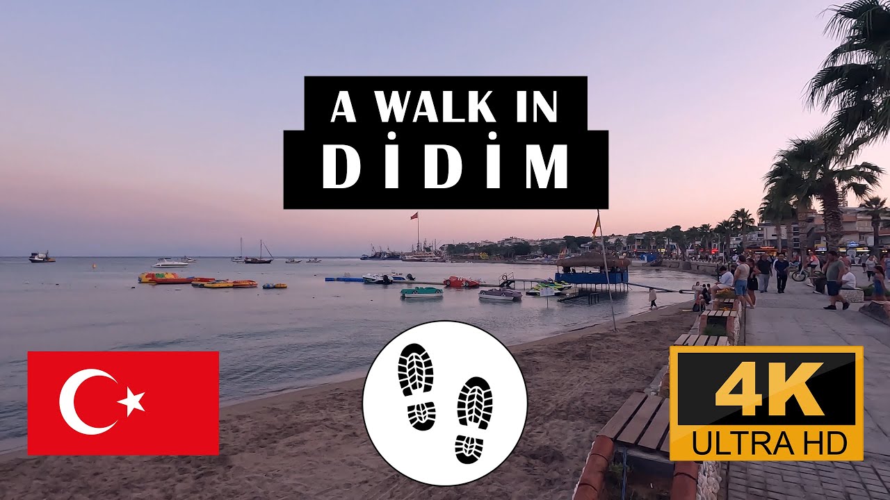 A Walk in Didim, Altınkum, Türkiye [4K]
